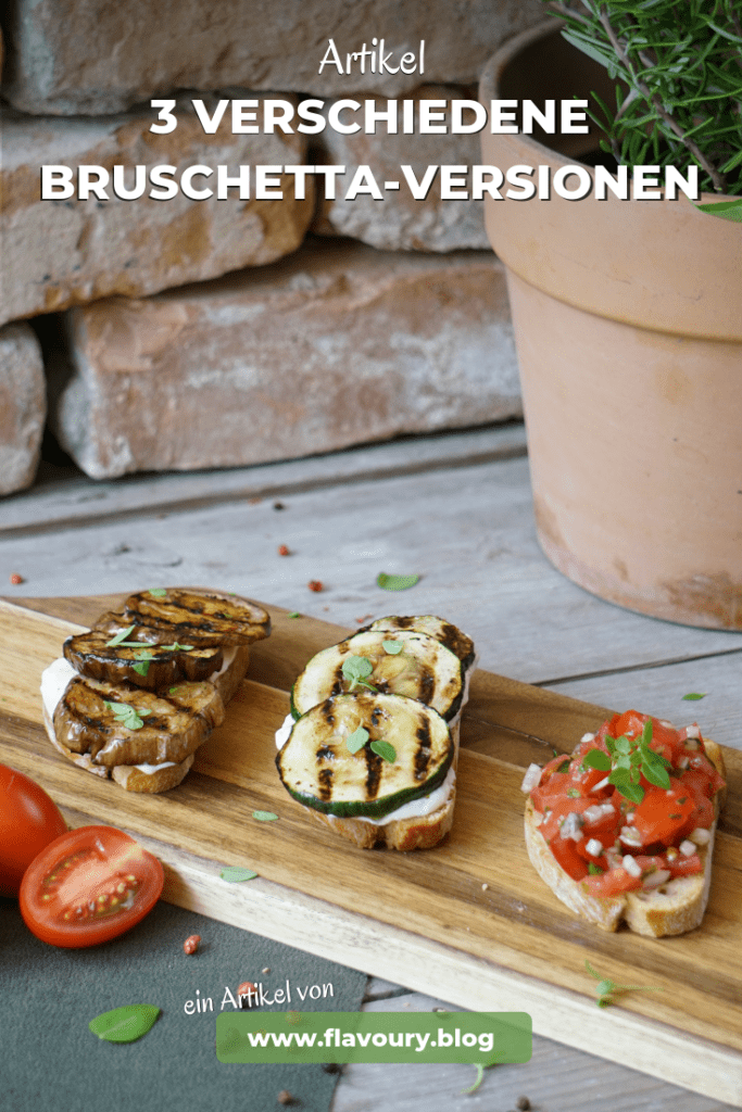 Bruschetta-Versionen zum Pinnen