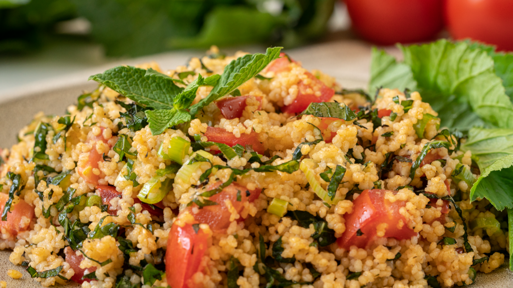 Rezept für einen Couscous Salat mit Giersch