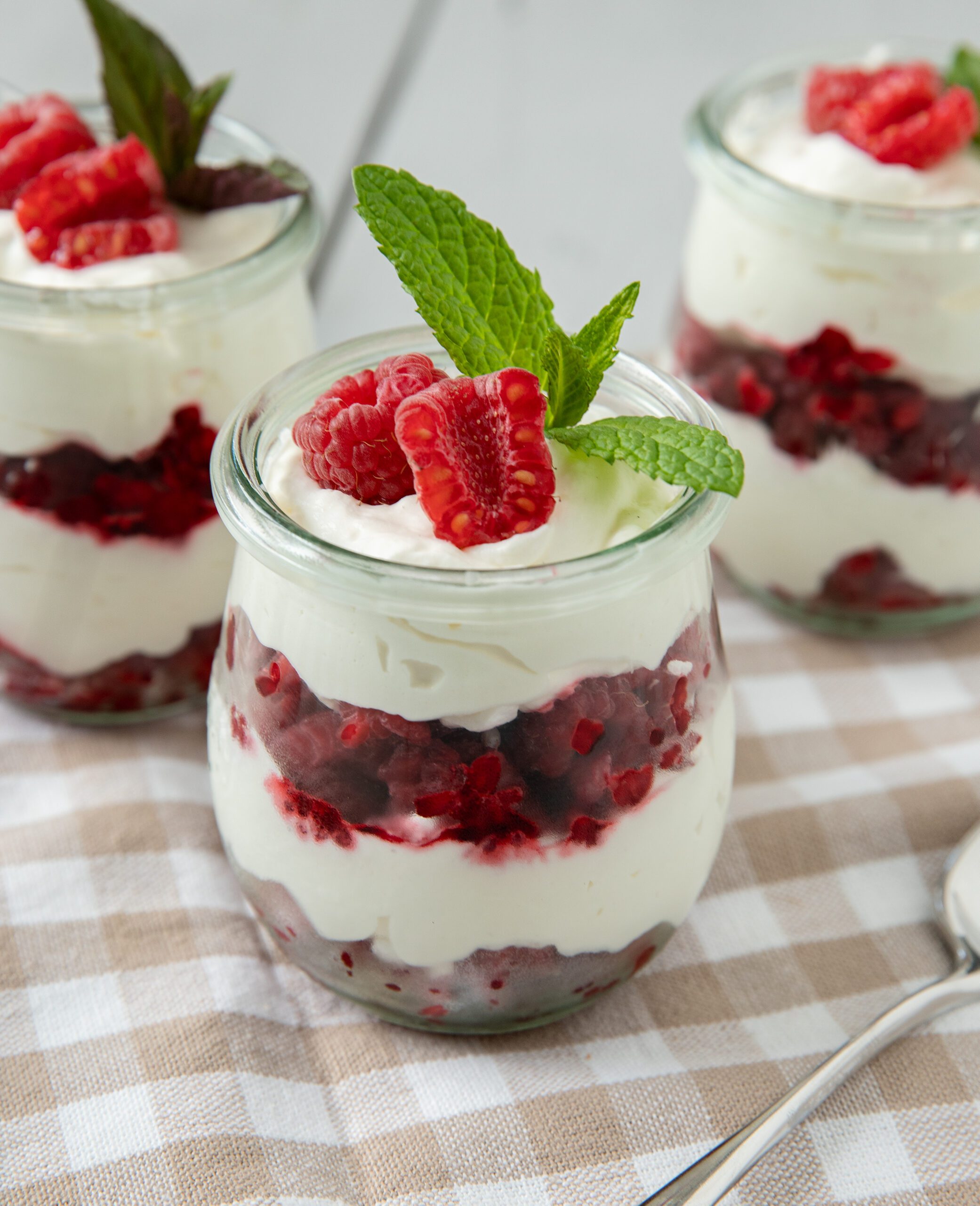 Großartig Initiative Wenige dessert im glas himbeeren Drucken ...