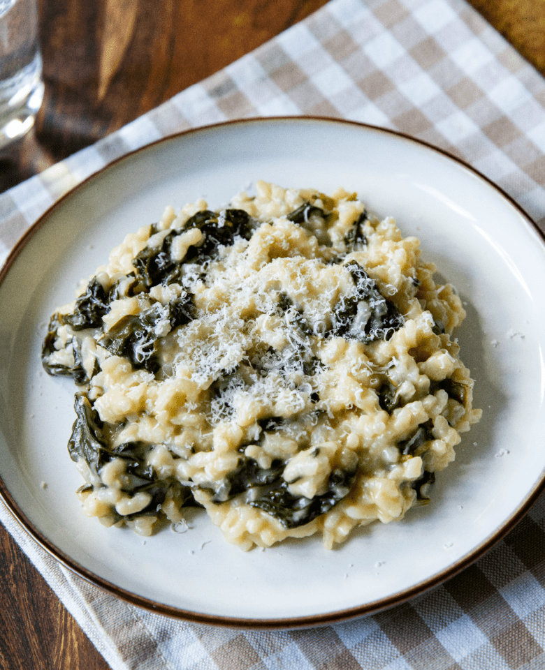 Rezept: Spinat-Risotto einfach gemacht - Flavoury Food Blog